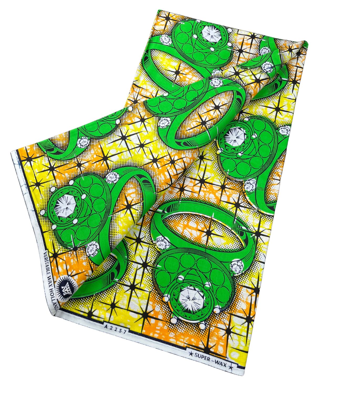 Vlisco Superwax Coupon VLA2757-034 4 YARDS