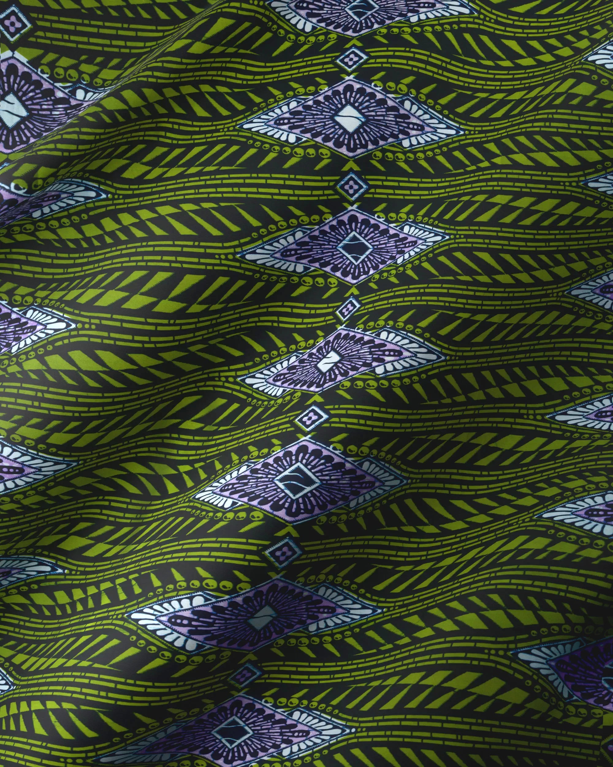 Vlisco Wax Hollandais Coton Satin