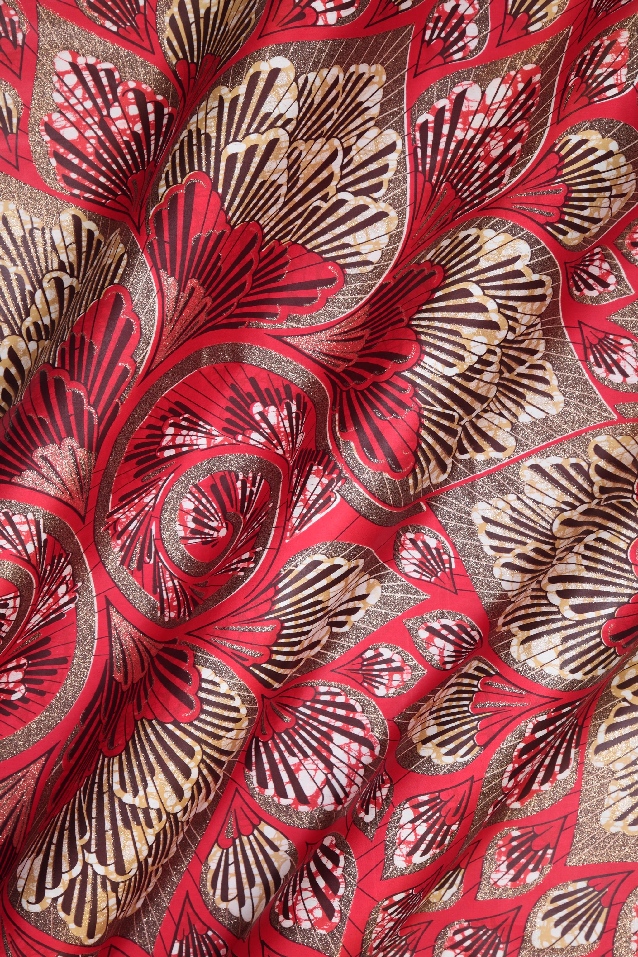 Vlisco Grand Super-Wax - London Exclusive - Gold embellished