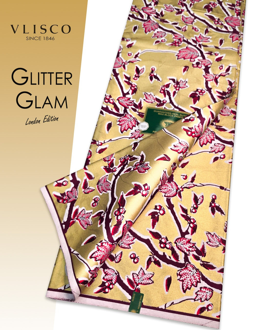 Vlisco Wax Glitter Glam