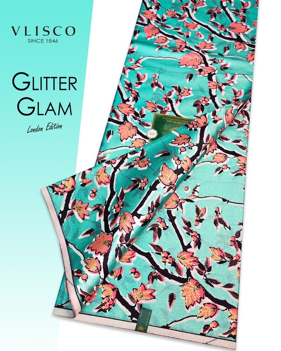 Vlisco Wax Glitter Glam